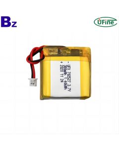 Li-ion Polymer Cell Factory Wholesale Alarm Clock Battery UFX 702527 3.7V 380mAh Lithium Ion Battery