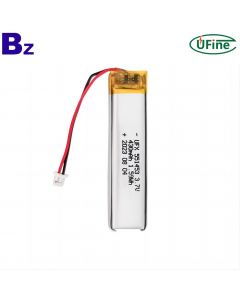 Lipo Cell Supplier Provide LED Light Battery UFX 551453 3.7V 430mAh Li-Ion Battery