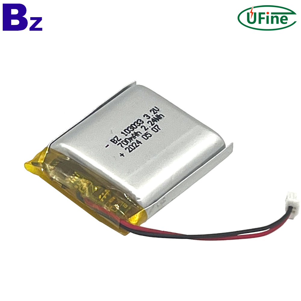 3.2V 700mAh LiFePO4 Battery