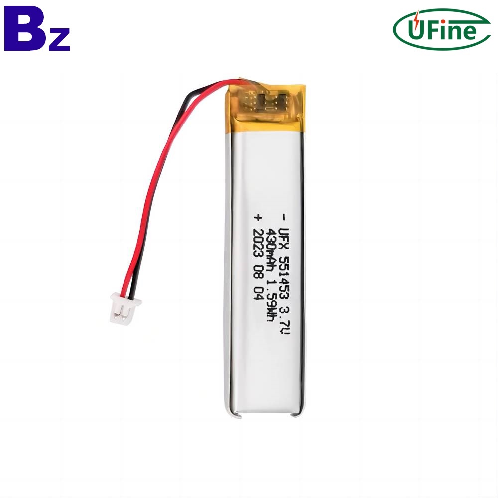  3.7V 430mAh Lipo 셀