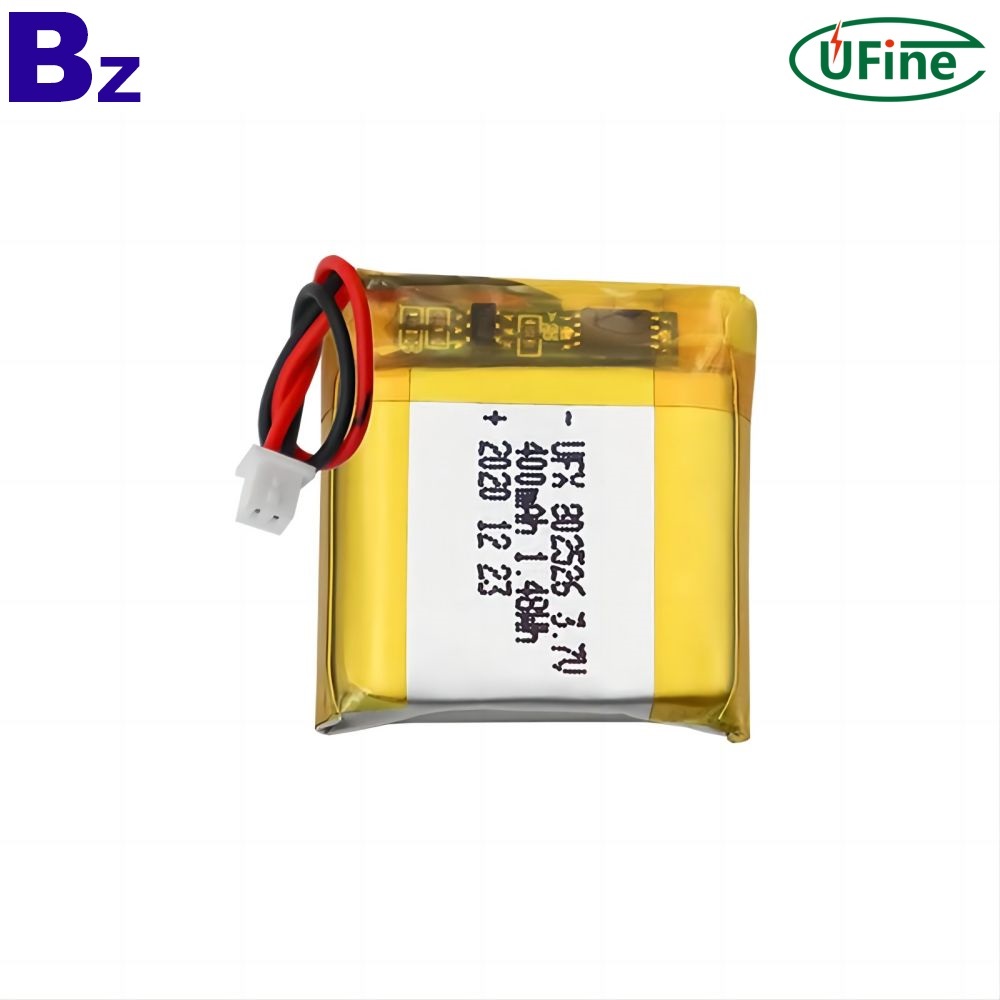 802526 3.7V 400mAh 리튬 이온 배터리