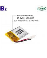 Lipo Cell Factory Professional Customized Remote Control Battery UFX 381722 3.7V 100mAh Lithium-ion Polymer Battery