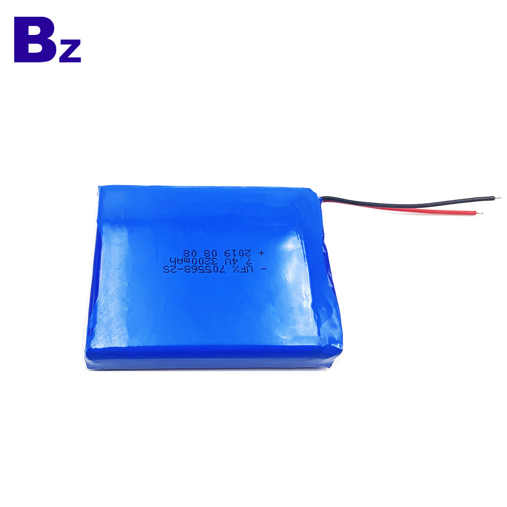 705568-2S 3200mAh 7.4V Li-Polymer Battery 